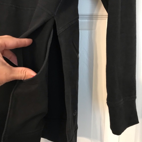 *RARE* Lululemon Cut Above Hoodie (Expression) black size 8 - Picture 4 of 11